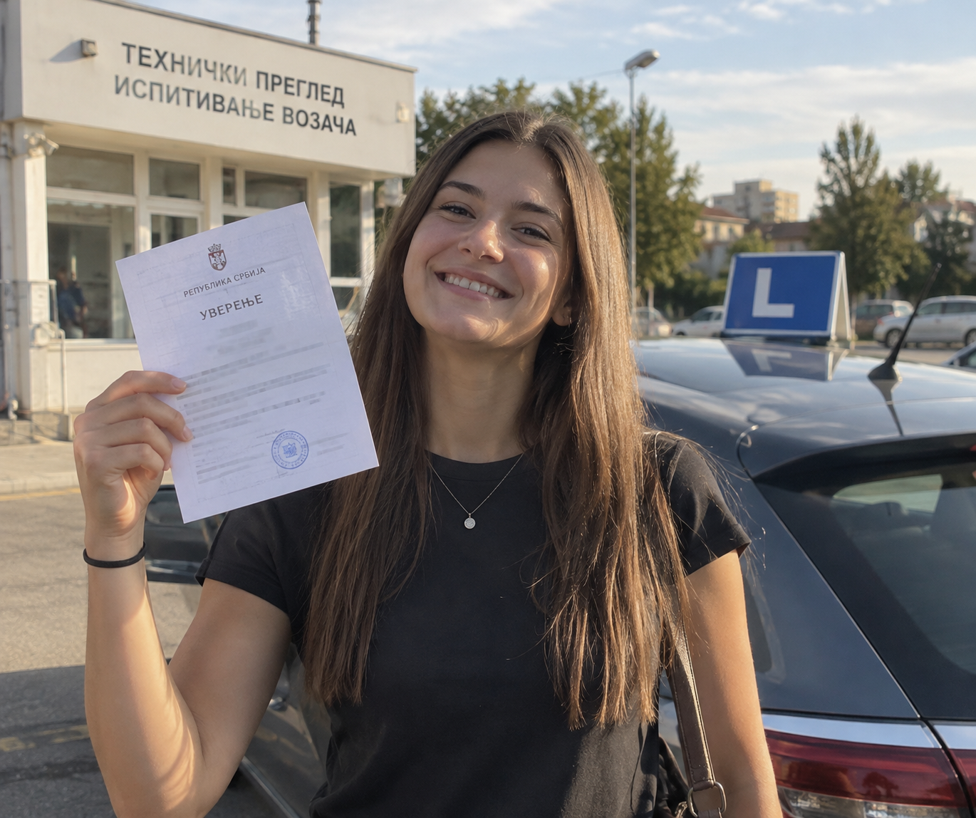 Kandidat sa potvrdom o položenom ispitu